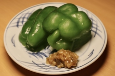 冷やしバリバリピーマン(二枚) わさびもろみと
