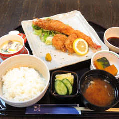 エビフライ定食(2本)