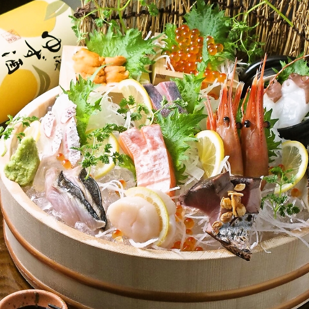 7種の魚介の大漁盛780円(税抜)～※2人前から注文！人数に合わせて注文OK♪料金は仕入れによって変更