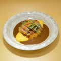 料理メニュー写真&nbsp;ビーフカツだしカレーソースおむらいす