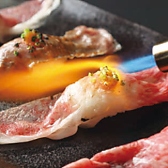 【肉寿司】「サーロイン」炙り肉寿司/「カルビ」炙り肉寿司