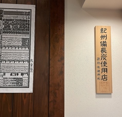 紀州備長炭でやきあげます