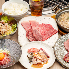 阿波黒牛の焼肉セット　★ソフトドリンク付き