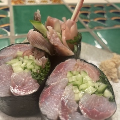 鰯の海苔巻き
