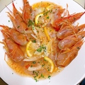 料理メニュー写真 赤海老のカルパッチョ