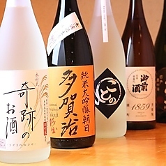 日本酒は倉敷地酒が主役！10種以上を常備、特選酒も♪