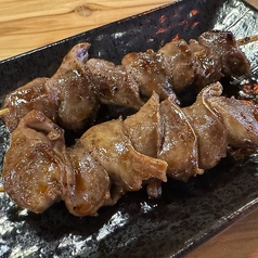 国産鶏白レバー串 (1本)(ごま油塩・タレ)