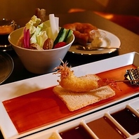 絶品料理をコースでお楽しみください