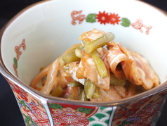 コリコリミミガー自家製酢味噌和え