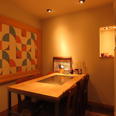 半個室はプライベートも◎