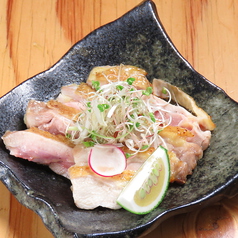 冠地鶏もも肉炙り焼き