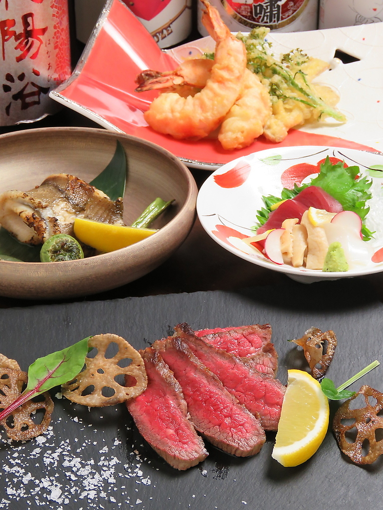 コースは2750円(税込)～ご用意！旬の食材を存分にお愉しみいただけますので女子会などの飲み会にも◎