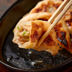 鳥道おすすめ！名物『鶏餃子 & 黒豚餃子』を楽しめる飲み放題付きのコース！の写真
