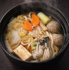 牡蠣カンカン焼き食べ放題+鍋焼きうどん食べ放題(全6種)