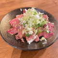 料理メニュー写真&nbsp;ねぎたっぷり生レバー風