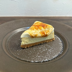 2層の炙りチーズケーキ