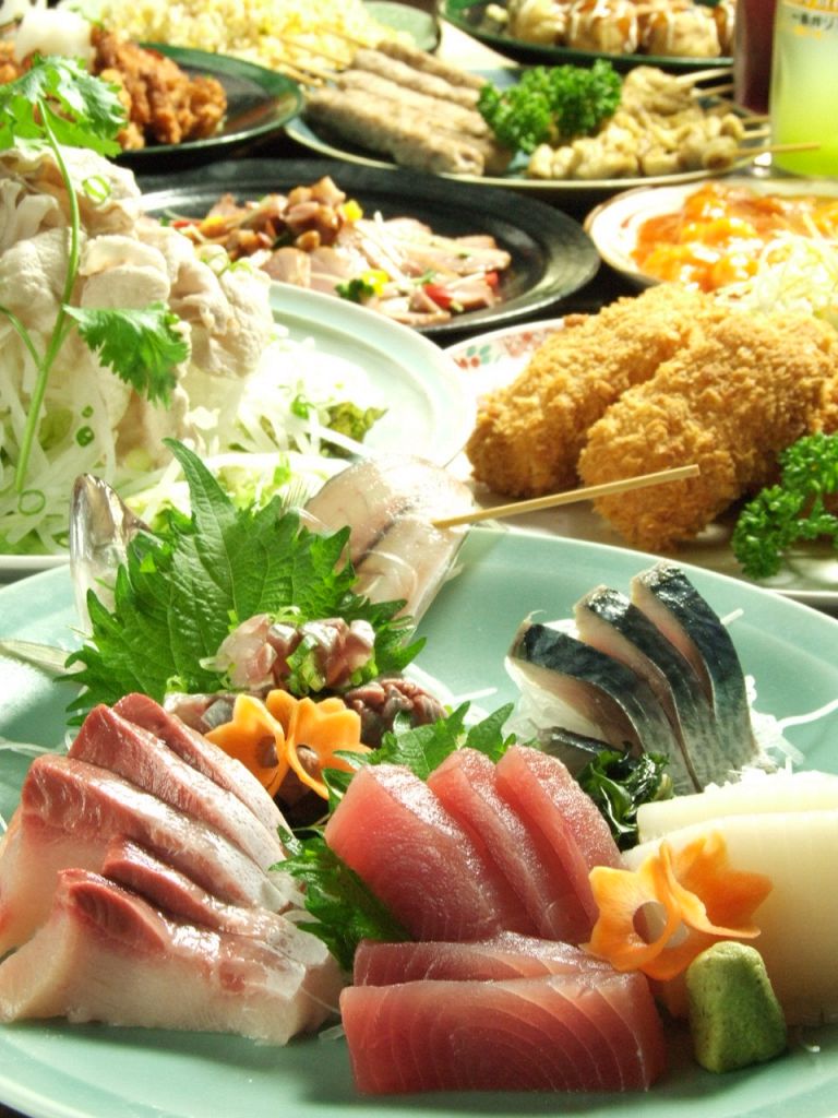 コースなら更にオトク！飲み放題付き10品3980円→3480円コース写真は一例