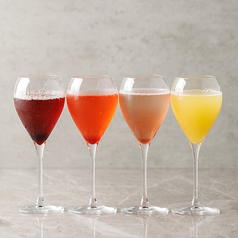 ☆色とりどりのスパークリングカクテルをご用意☆