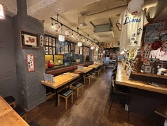 【インテリア】可愛い！オシャレ！なFishMan！センスが所々に！DIYしたい方はご参考に（笑）NYの裏路地を感じられる店内は、レンガやアンティーク感満載！