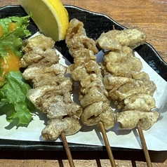とり皮パリパリ串揚げ