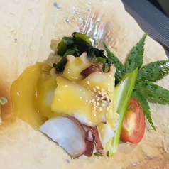 北海道　たこ　へべす酢味噌