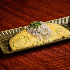 生海苔しらすのだし巻き卵