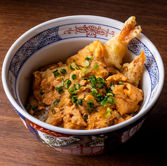 プリップリ海老天とじ丼
