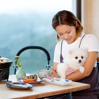 愛犬も家族の一員！店内同伴OKの憩い空間