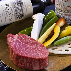 演出鉄板ステーキ&BARココットアルファ京都河原町のコース写真