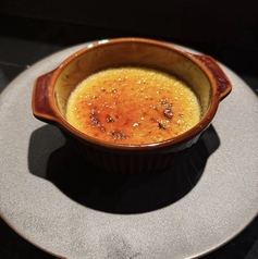 バニラ風味のクリームブリュレ