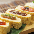 料理メニュー写真&nbsp;とり鉄特製の出汁巻き玉子/とり鉄特製の出汁巻き玉子 5色ソース