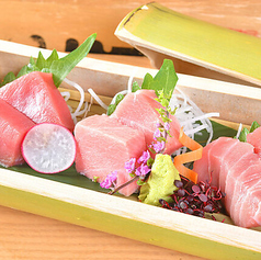 本まぐろトロ3種盛り