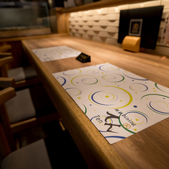 カジュアルに楽しめるカウンターもご用意。