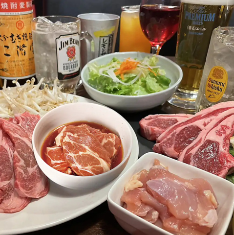 本格ジンギスカンとお酒を心ゆくまでお楽しみください♪