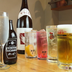 定番から当店でしか飲めないお酒まで！種類豊富で◎