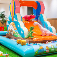 明るくてカラフルな、わくわく空間づくり