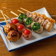 野菜巻き串と豊富な串焼き！(1本)