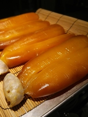 自家製カラスミと大根