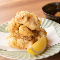 大山鶏のとり天 自家製卸ぽん酢