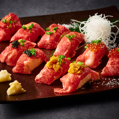極上の肉寿司5種盛り(10貫）