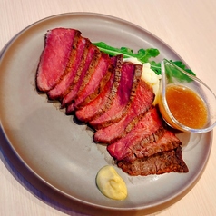 北海道産牛赤身肉の炭焼きタリアータ