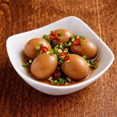 鶏皮ぽん酢/どんぐり醤油漬け