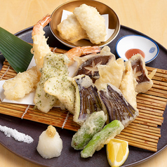 豊後鮮魚と季節野菜の天ぷら