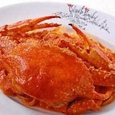 渡りガニのスパゲティ