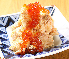 鶏コンフィと明太子のポテトサラダ