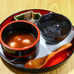 白玉善哉セット