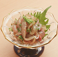 料理メニュー写真&nbsp;アジの薬味和え