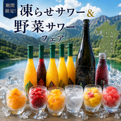 <夏季限定>凍らせサワー&野菜サワー