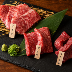 本日の赤身肉盛合わせ