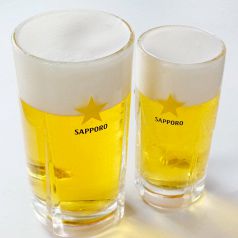 男前生ビールで乾杯☆